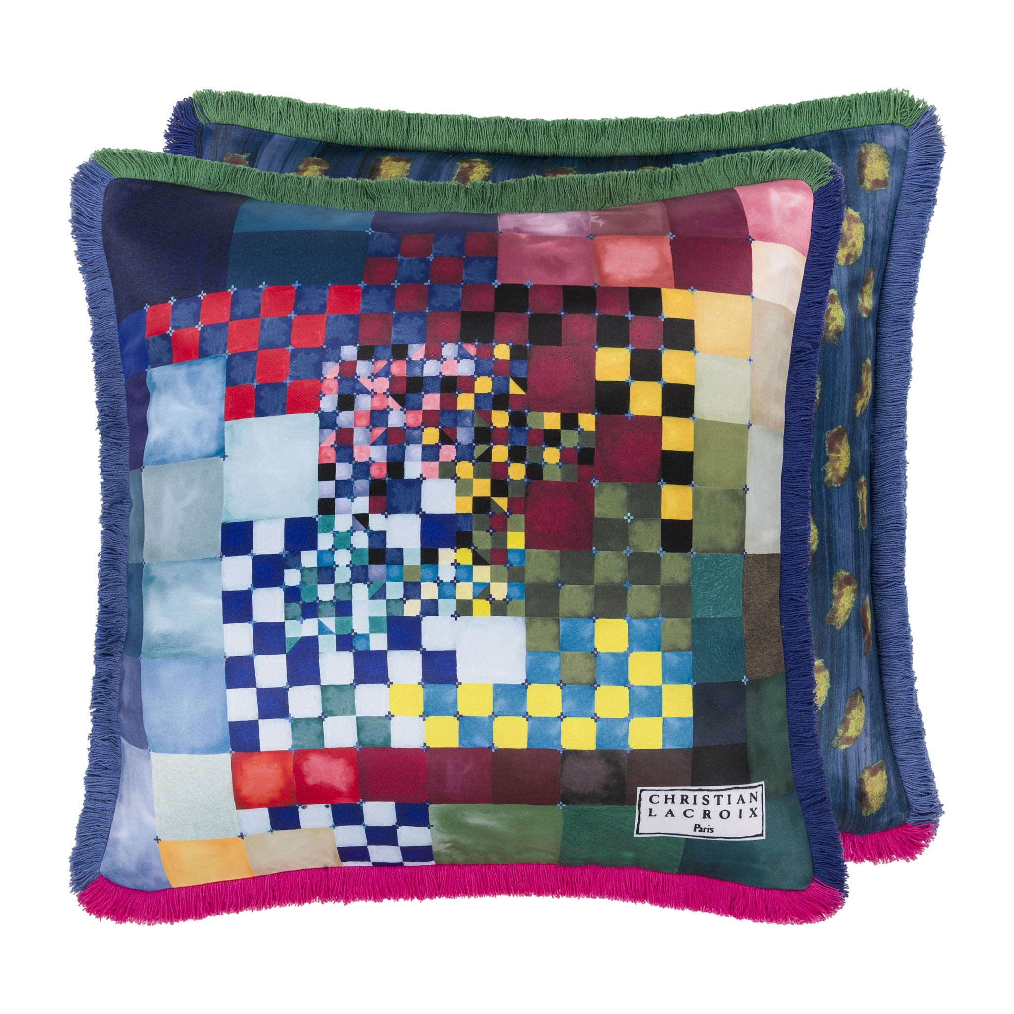 Christian Lacroix 'Color Games' Mosaique Cushion