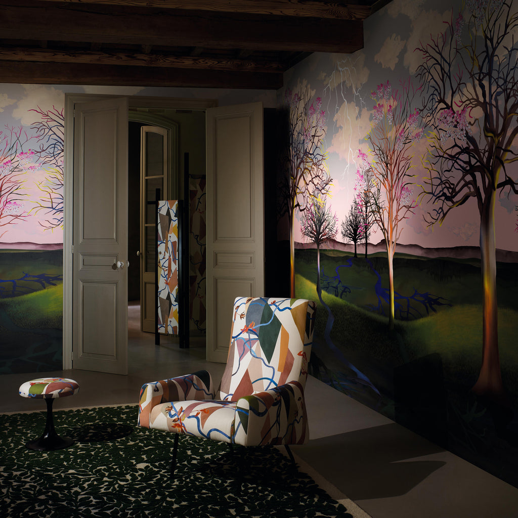 Christian Lacroix 'Cotillons' Fabric Mosaique Room Scene 1