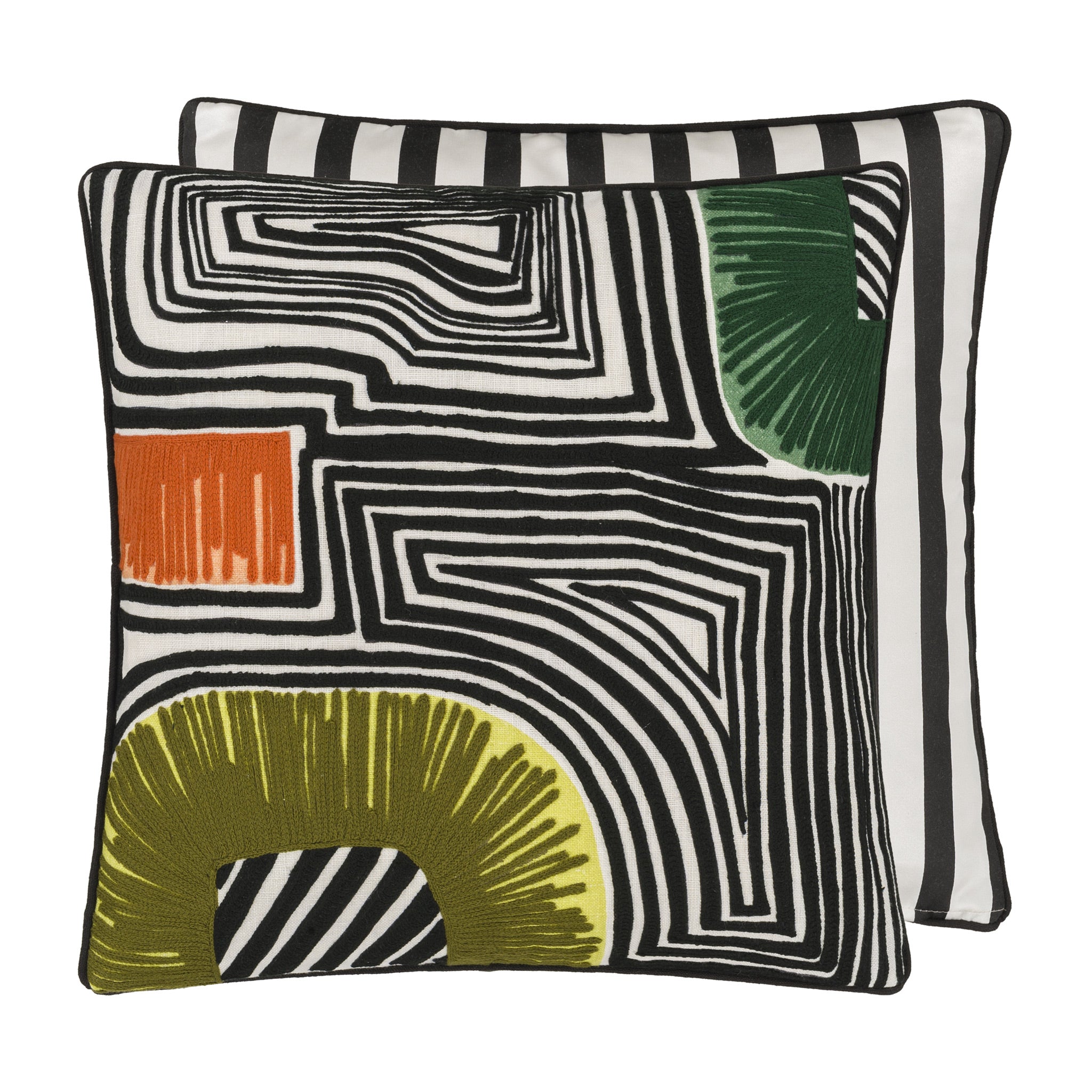 Christian Lacroix 'En Allant Aux Baux' Cypres Cushion