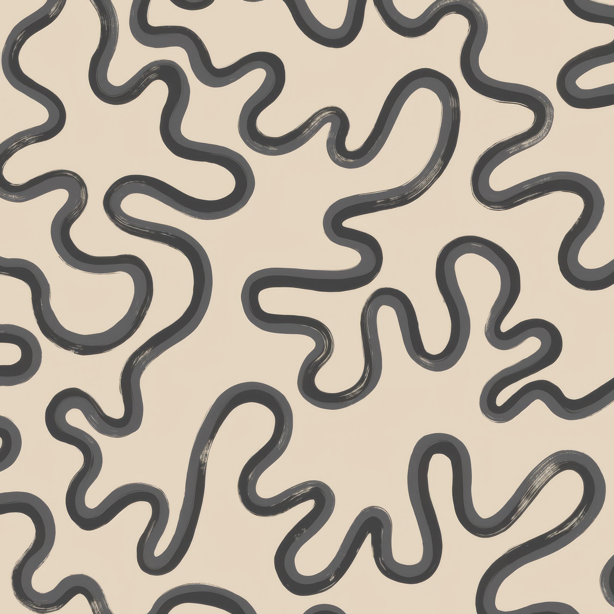 Cole & Son Rainforest Squiggle Wallpaper by Vivienne Westwood