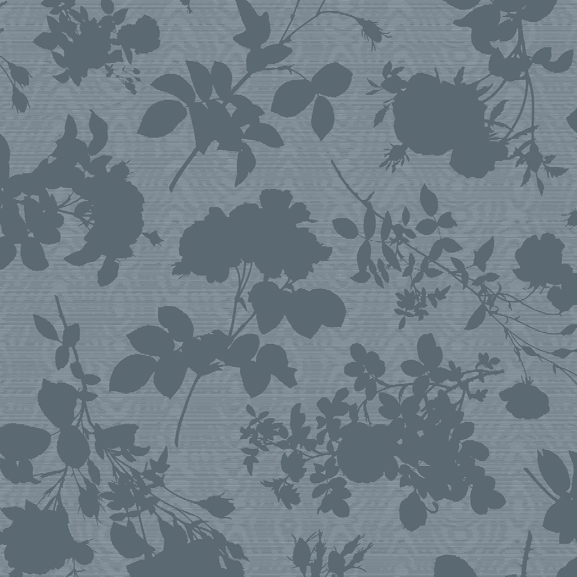 Absence of Roses Moire Wallpaper by Vivienne Westwood - Pewter