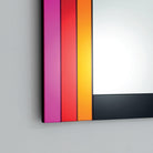 Glas Italia 'Gli Specchi di Dioniso 3' Mirror by Ettore Sottsass Detail