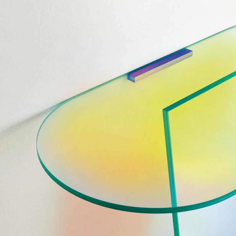 Shimmer Circular Table Desgined by Patricia Urquiola