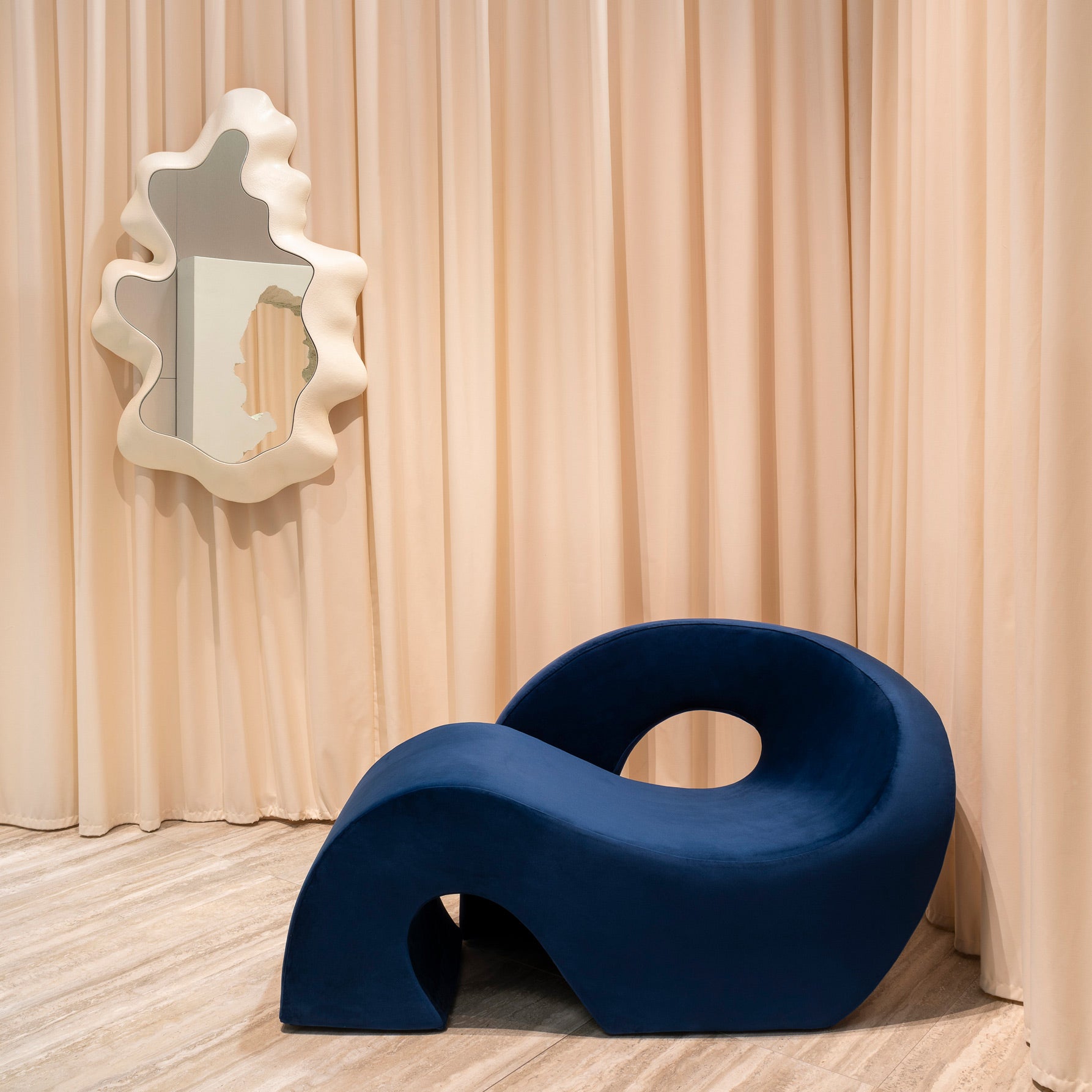 Gufram 'Sculpted' Mirror by Snarkitecture – Jane Richards Interiors