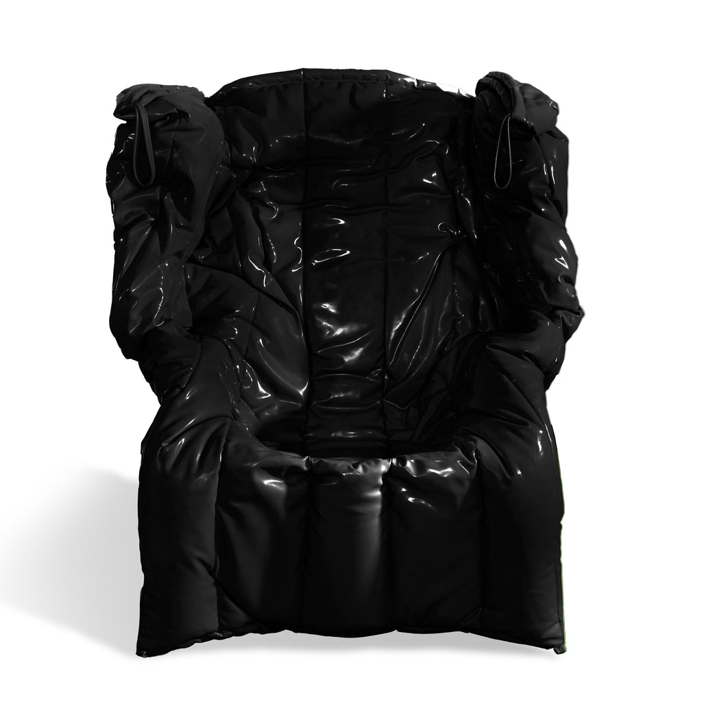 Meritalia 'Shadow' Armchair by Gaetano Pesce - Shadow Black Front