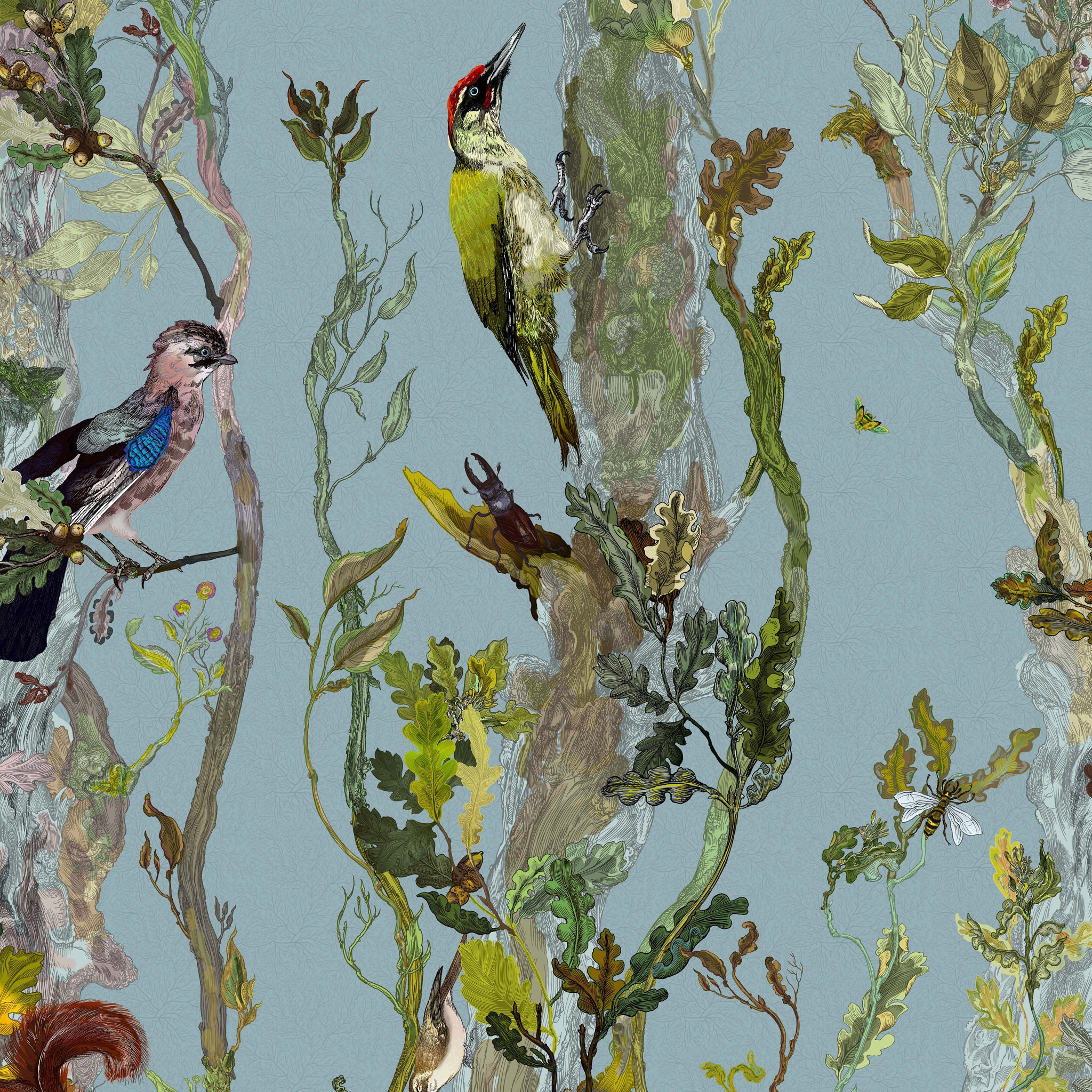 Timorous Beasties 'Indie Wood' Wallpaper – Jane Richards Interiors