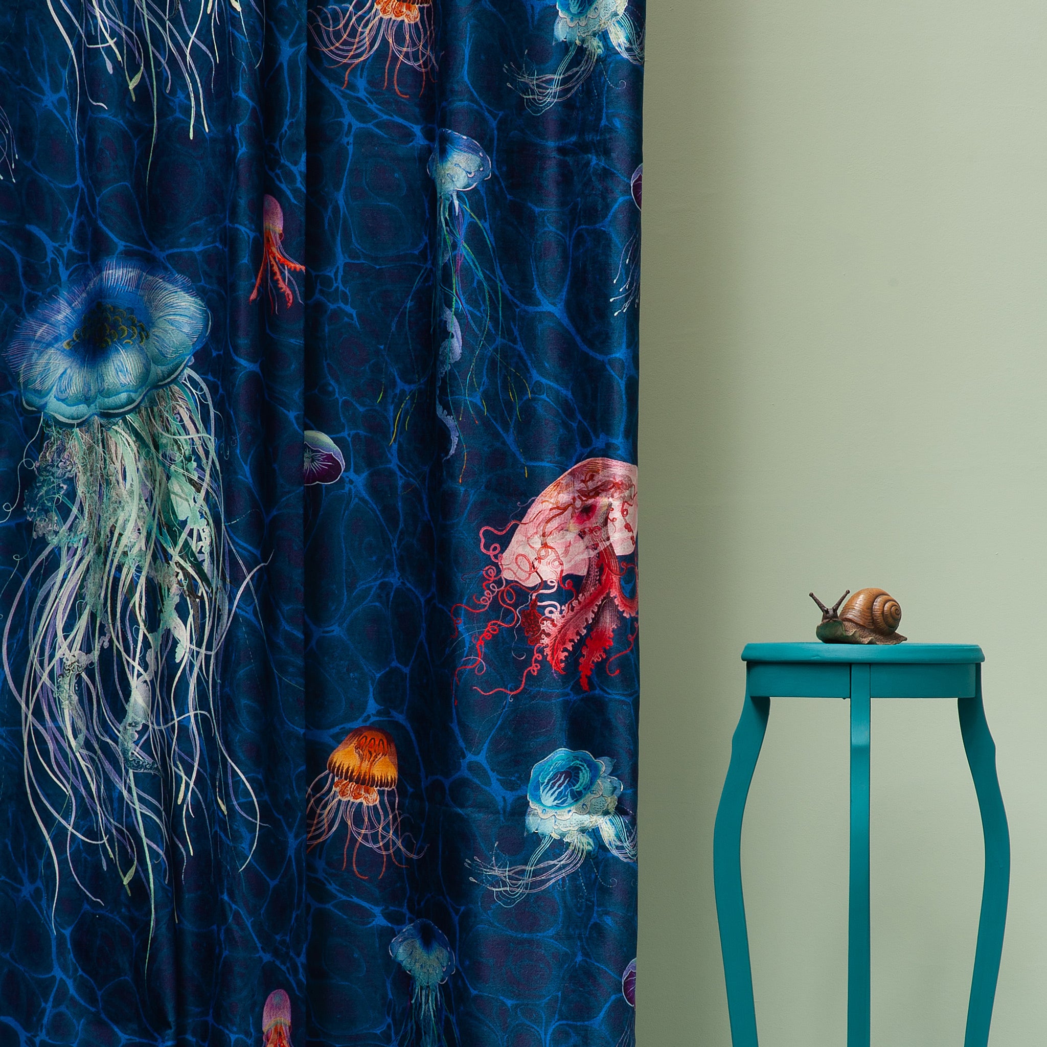 Timorous Beasties 'Jellyfish' Velvet Fabric