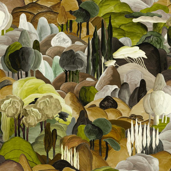  Arte 'All'ombra dei Cipressi' Wallpaper 97501 - Forest Walk