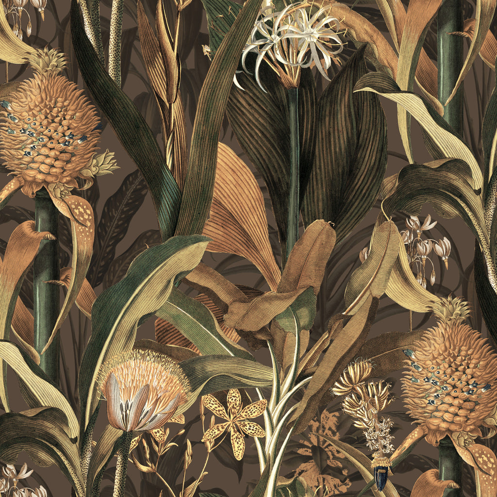 Arte 'Blooming Pineapple' Wallpaper 97602 - Autumn