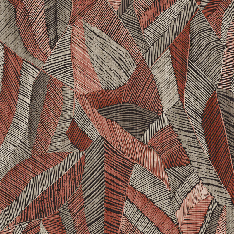Arte 'Chintz' Wallpaper 73101 - Crimson
