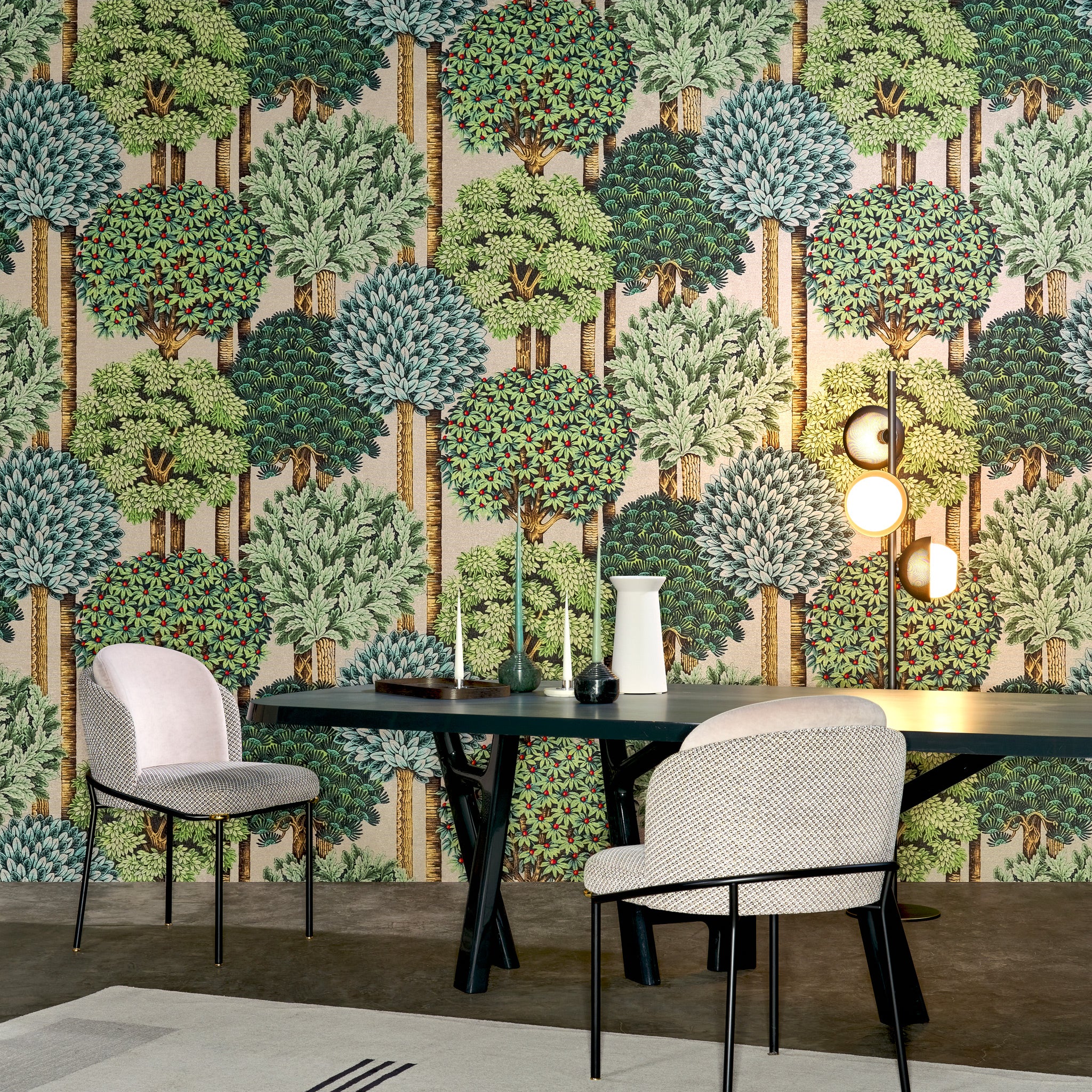 Arte 'Mont Royal' Wallpaper 97700 - Evergreen Roomset