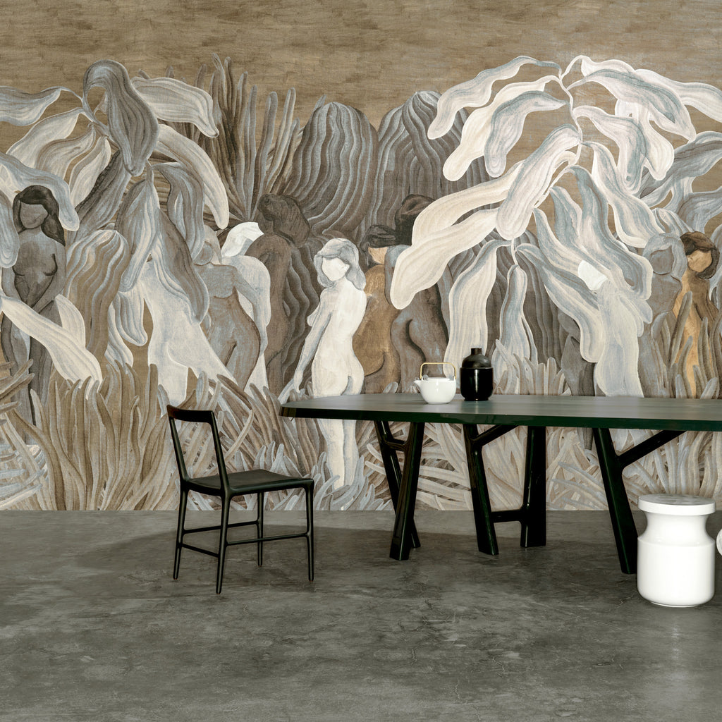 Arte 'Secret Silhouettes' Wallpaper 97721 - Desert Dust Roomset