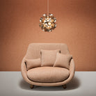 Arte x Moooi Wallcovering 'Calligraphy Bird' Wallpaper Armchair & Light