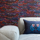 Arte x Moooi Wallcovering 'Dandelion Cranes' Wallpaper MO4020 Heliotrope Room Scene Detail