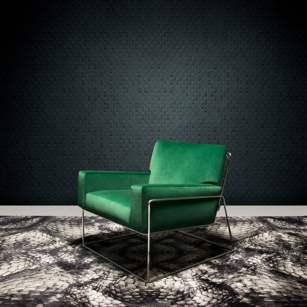 Arte x Moooi Wallcovering Flying Coral Fish Wallpaper Charles Chair