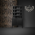 Arte x Moooi Wallcovering 'Golden Tiger' Wallpaper MO4040 Ebony Roomset