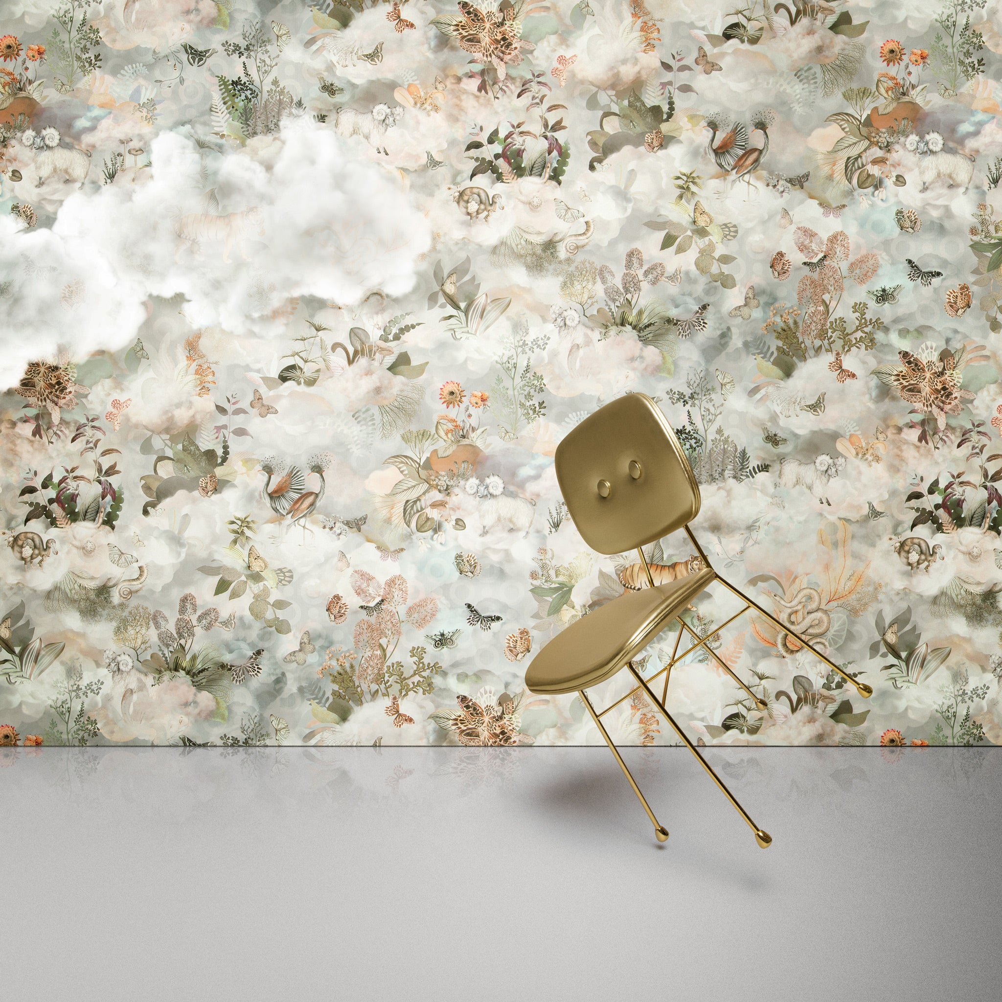 Arte x Moooi Wallcovering 'Memento Moooi Medley' Wallpaper MO4030 Dawn Roomset