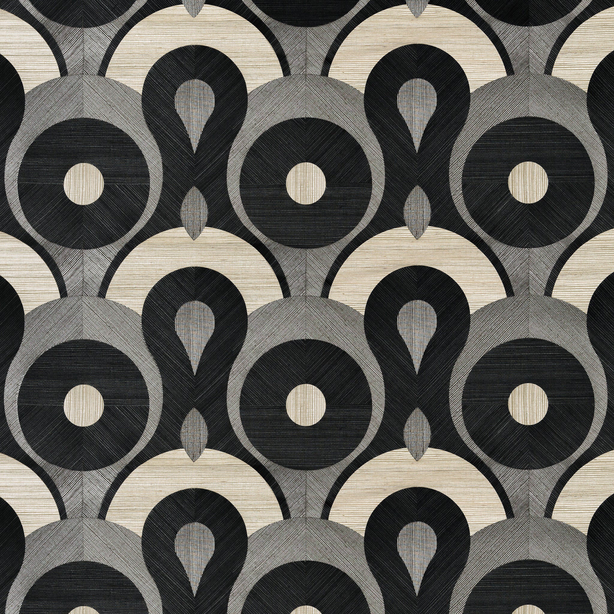 Arte x Moooi Wallcovering 'Queen Cobra' Wallpaper MO4010 Smoke