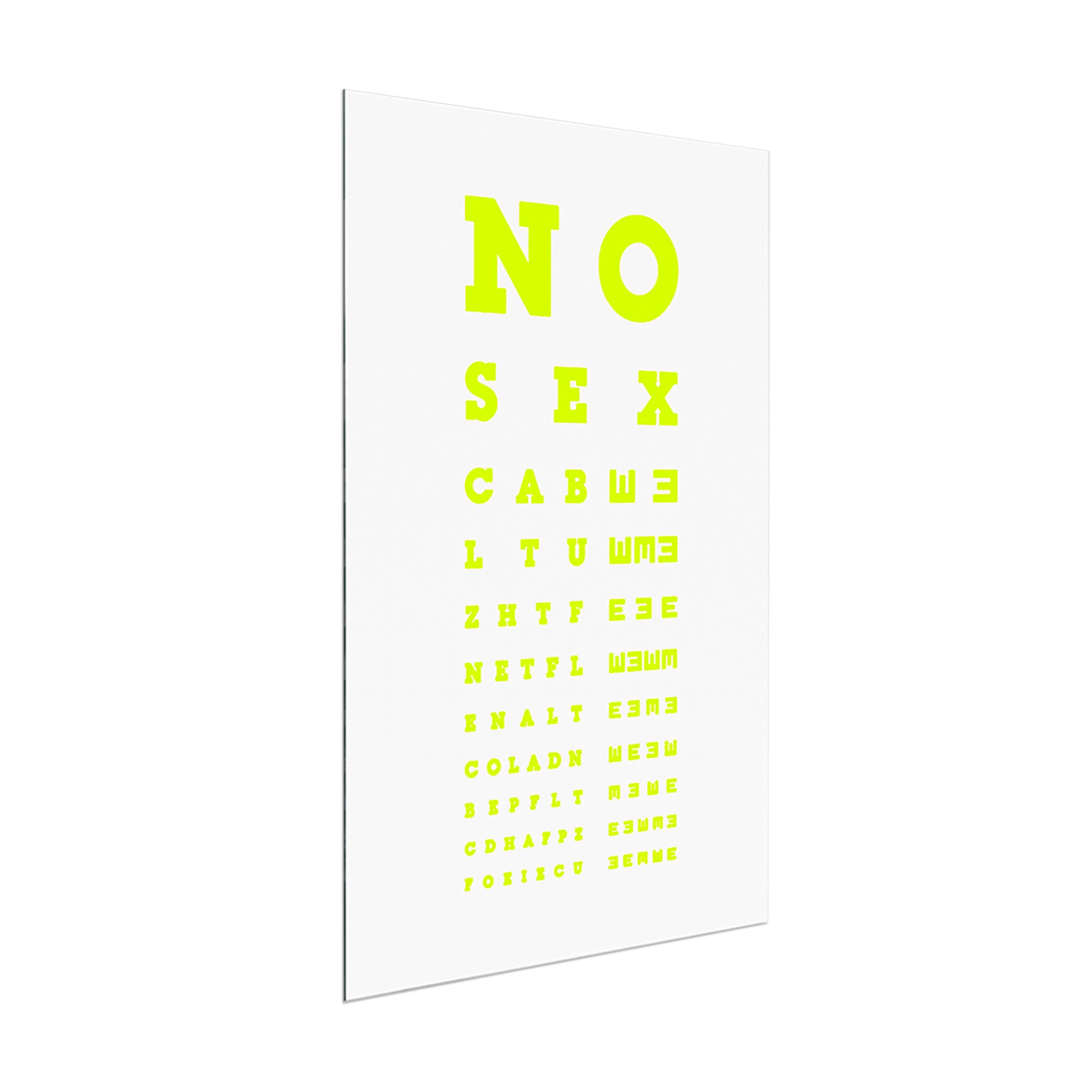 Atelier Biagetti 'Deja Vu' (No Sex) Mirror - Neon Yellow Main