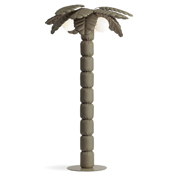 Atelier Biagetti 'Palm Beach' Floor Lamp - Dark Taupe Medium High