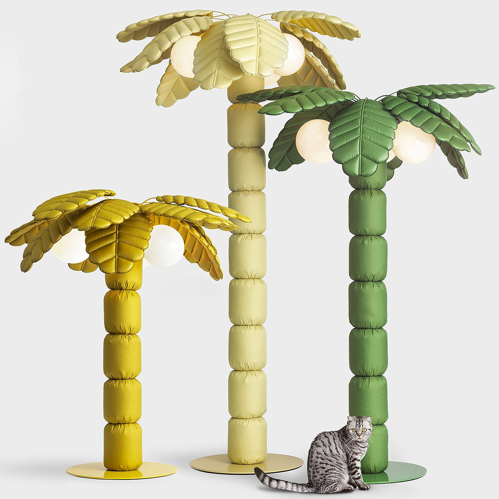 Atelier Biagetti 'Palm Beach' Floor Lamp - Teal Green Group