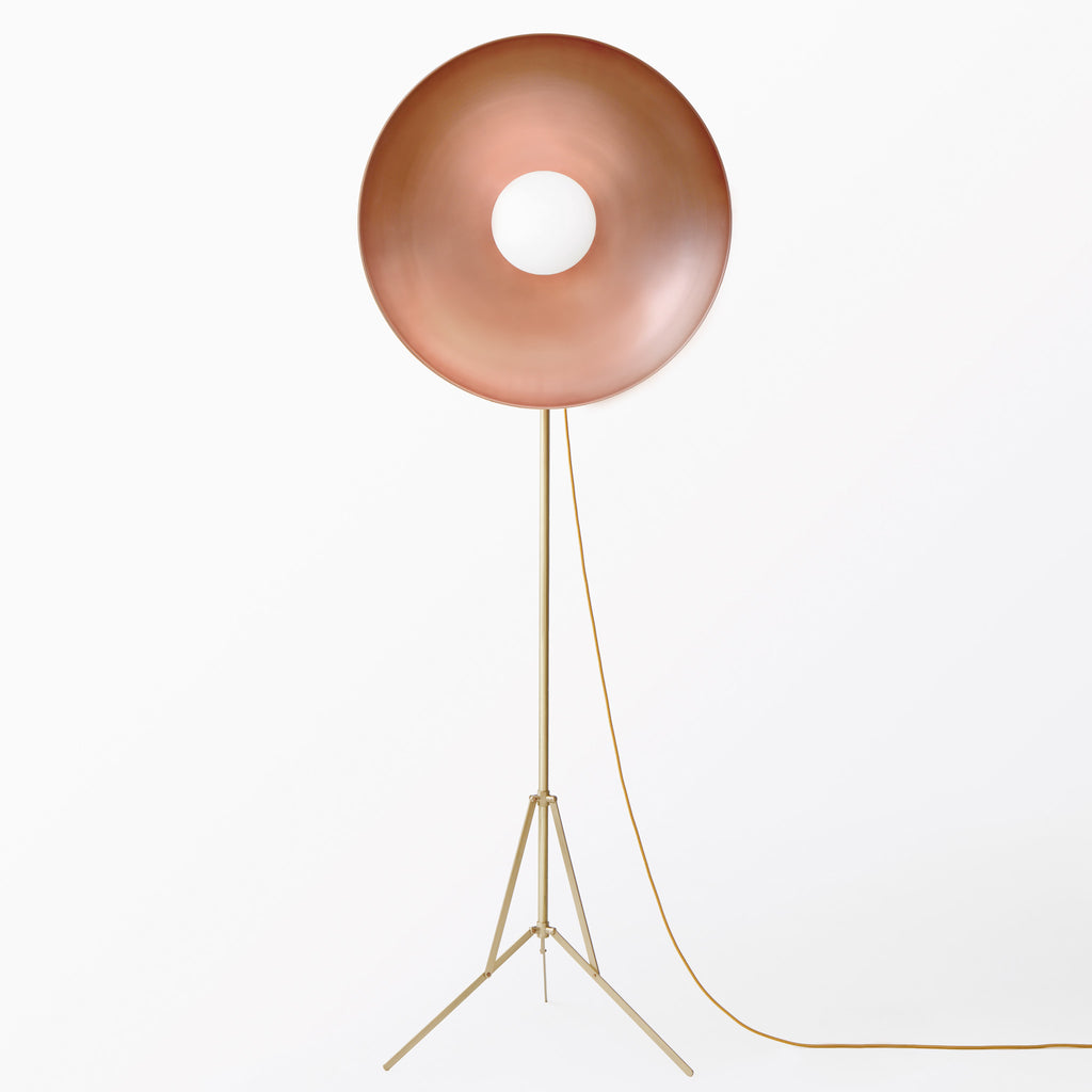 Atelier Biagetti 'Parabola' Floor Lamp Copper