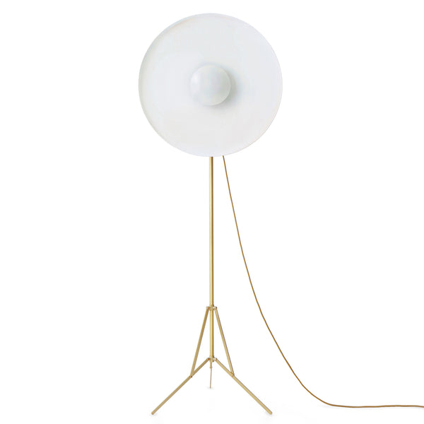 Atelier Biagetti 'Parabola' Floor Lamp White Main