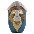 Bosa Primates 'Brazza' Vase by Elena Salmistraro Biscay/White/Gold