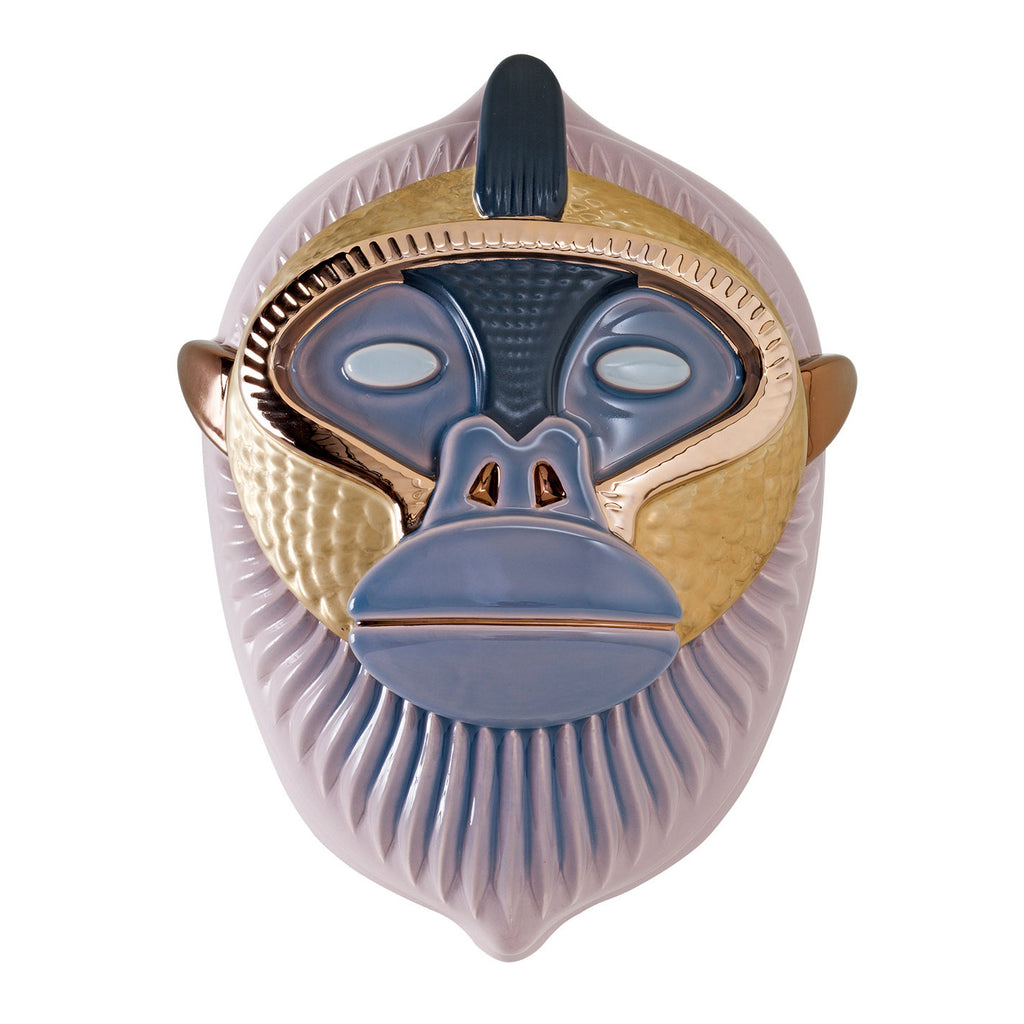 Bosa Primates 'Kandti' Mask by Elena Salmistraro Lilac / Sugar Paper