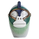 Bosa Primates 'Kandti' Vase by Elena Salmistraro Green/Blue/Bronze