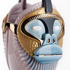 Bosa Primates 'Kandti' Vase by Elena Salmistraro Lilac/Gold/Bronze Detail