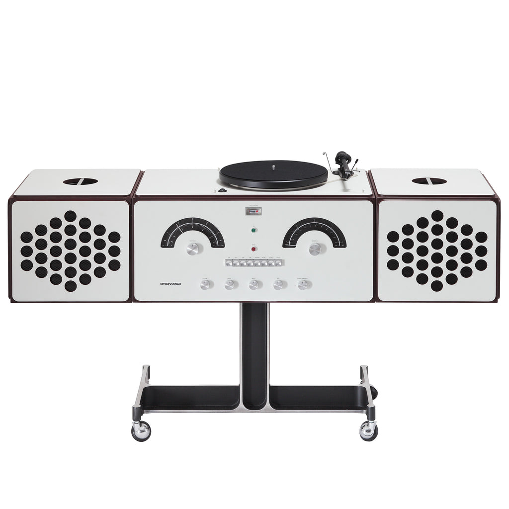 Brionvega 'Radiofonografo' RR226 Fo-St White Record Player Front