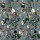 Christian Lacroix 'Algae Bloom' Wallpaper Graphite (PCL7041/01)