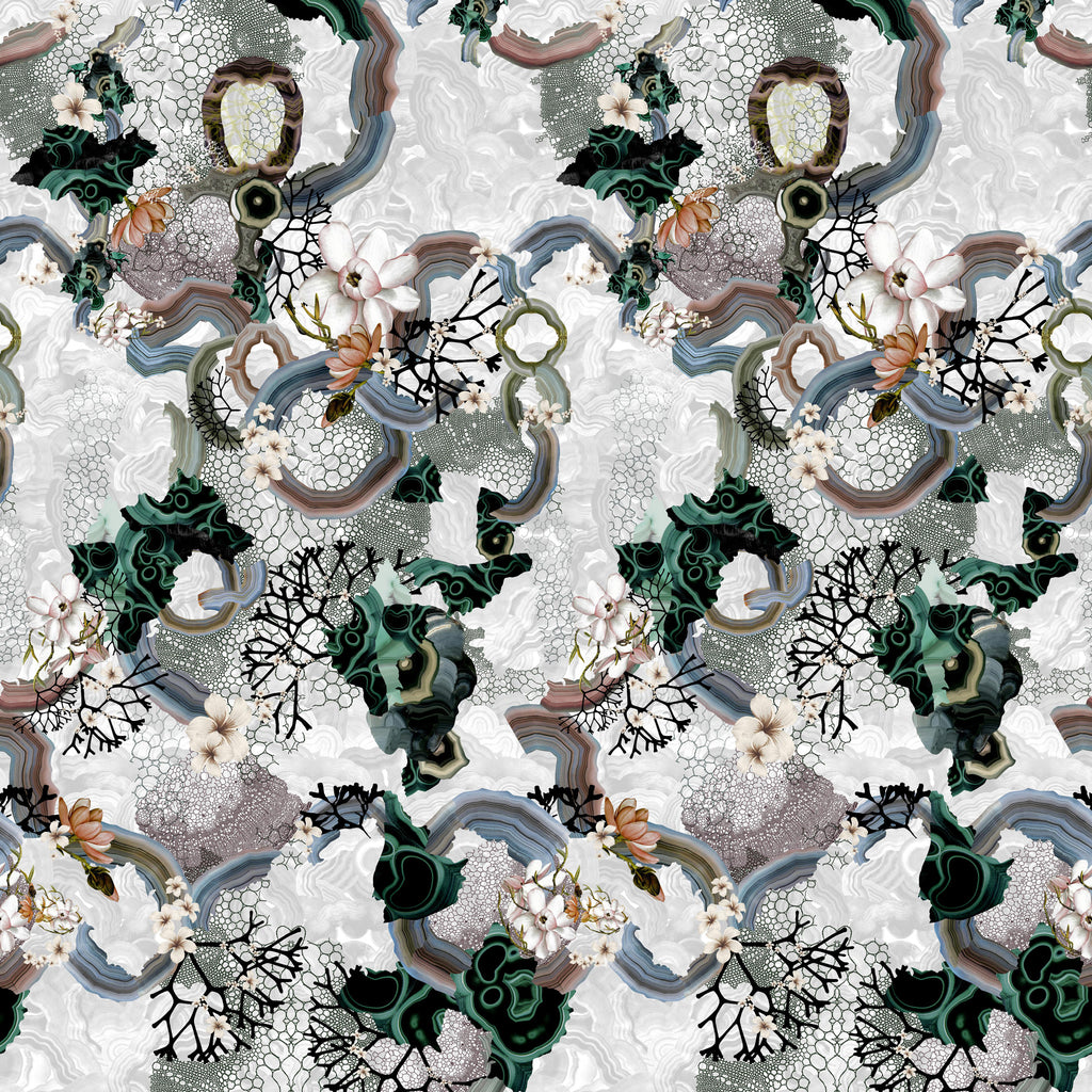 Christian Lacroix 'Algae Bloom' Wallpaper Pearl PCL7041/03