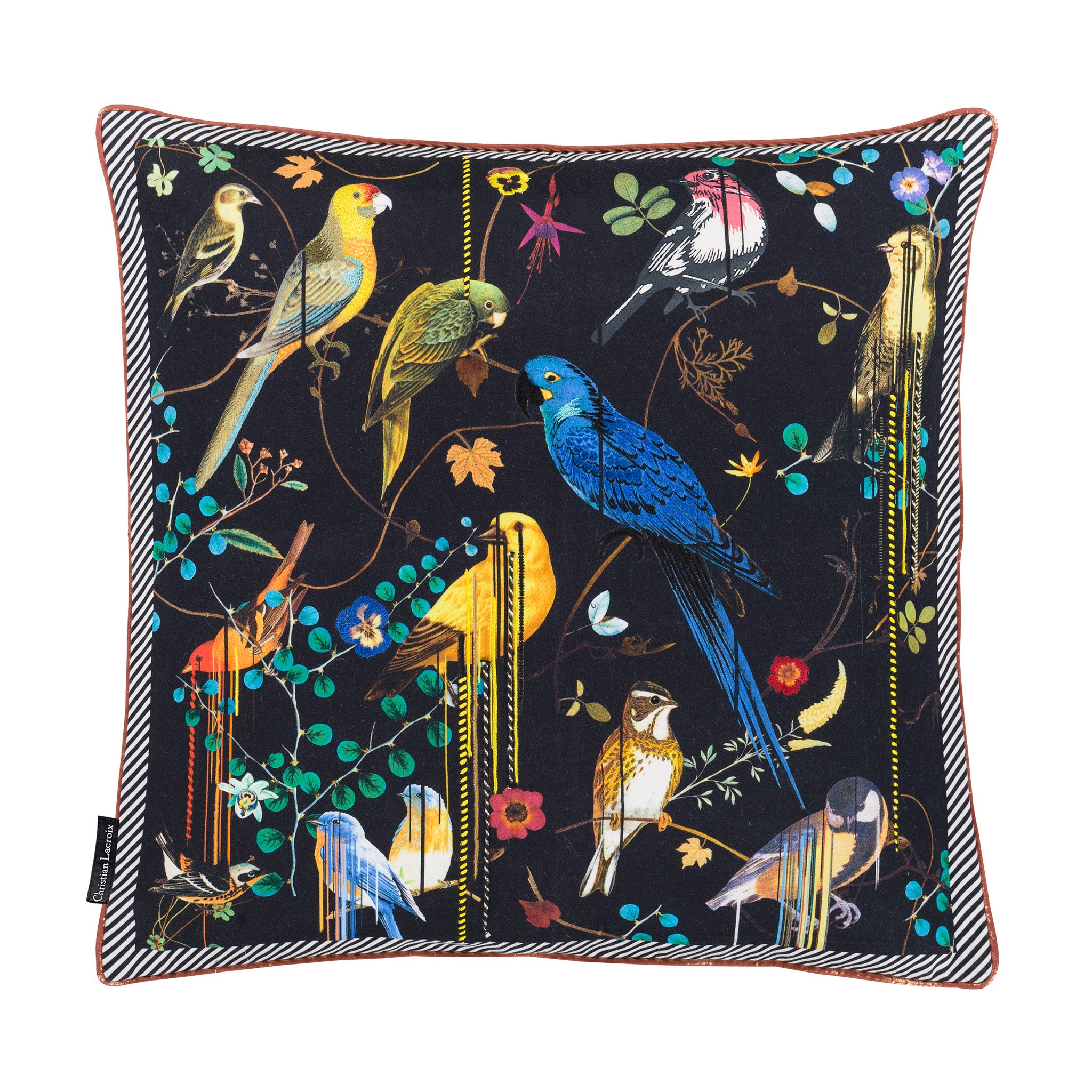 Christian Lacroix 'Birds Sinfonia Crepuscule' Cushion Front