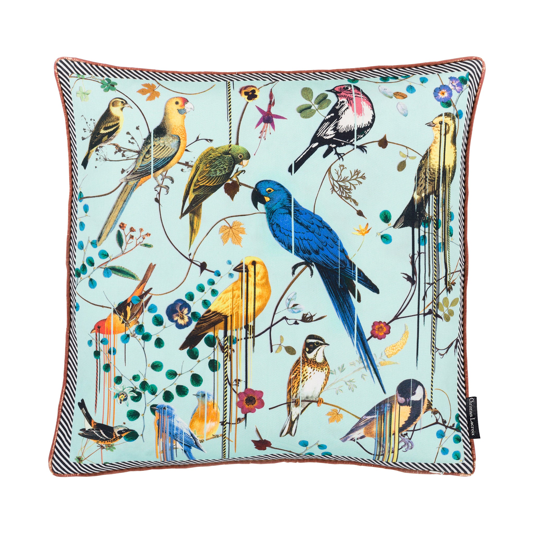 Christian Lacroix 'Birds Sinfonia Crepuscule' Cushion Reverse