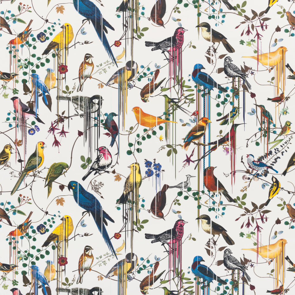 Christian Lacroix 'Birds Sinfonia' Fabric Perce Neige