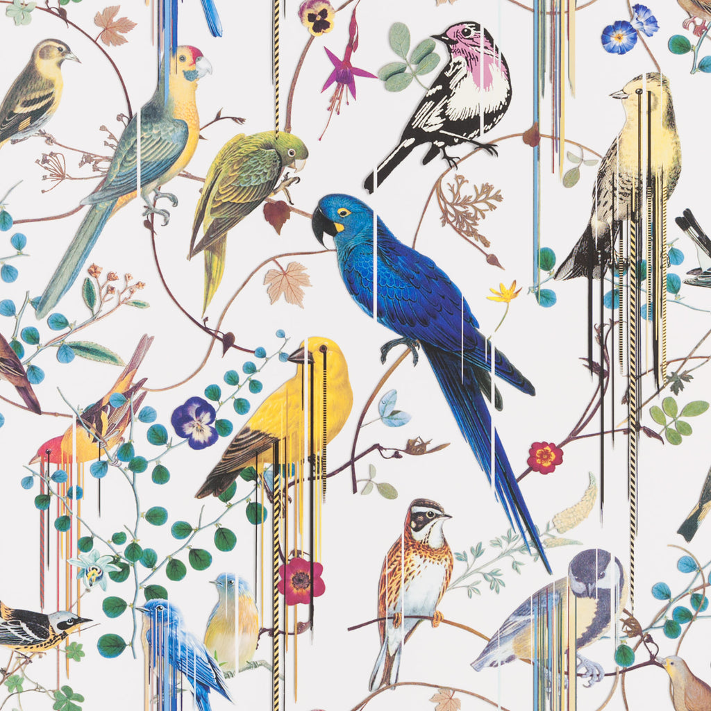Christian Lacroix 'Birds Sinfonia' Wallpaper Perce-Neige