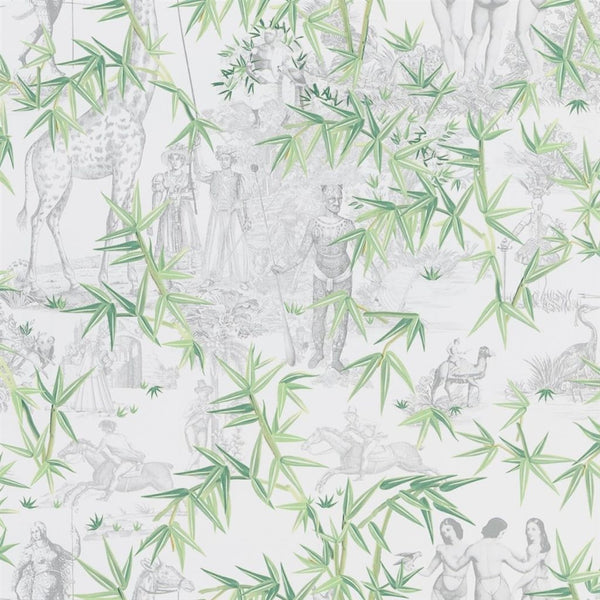 Christian Lacroix Exotisme Wallpaper Vert Buis