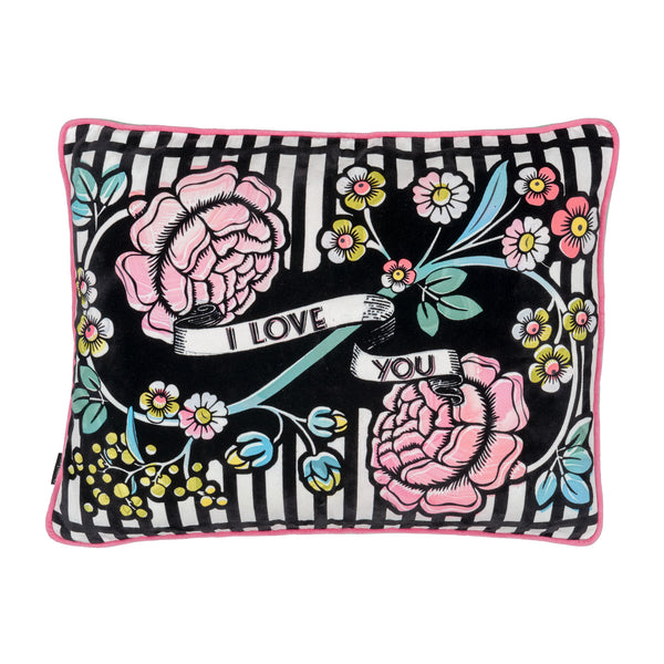 Christian Lacroix 'In Love' Multicolore Cushion Front