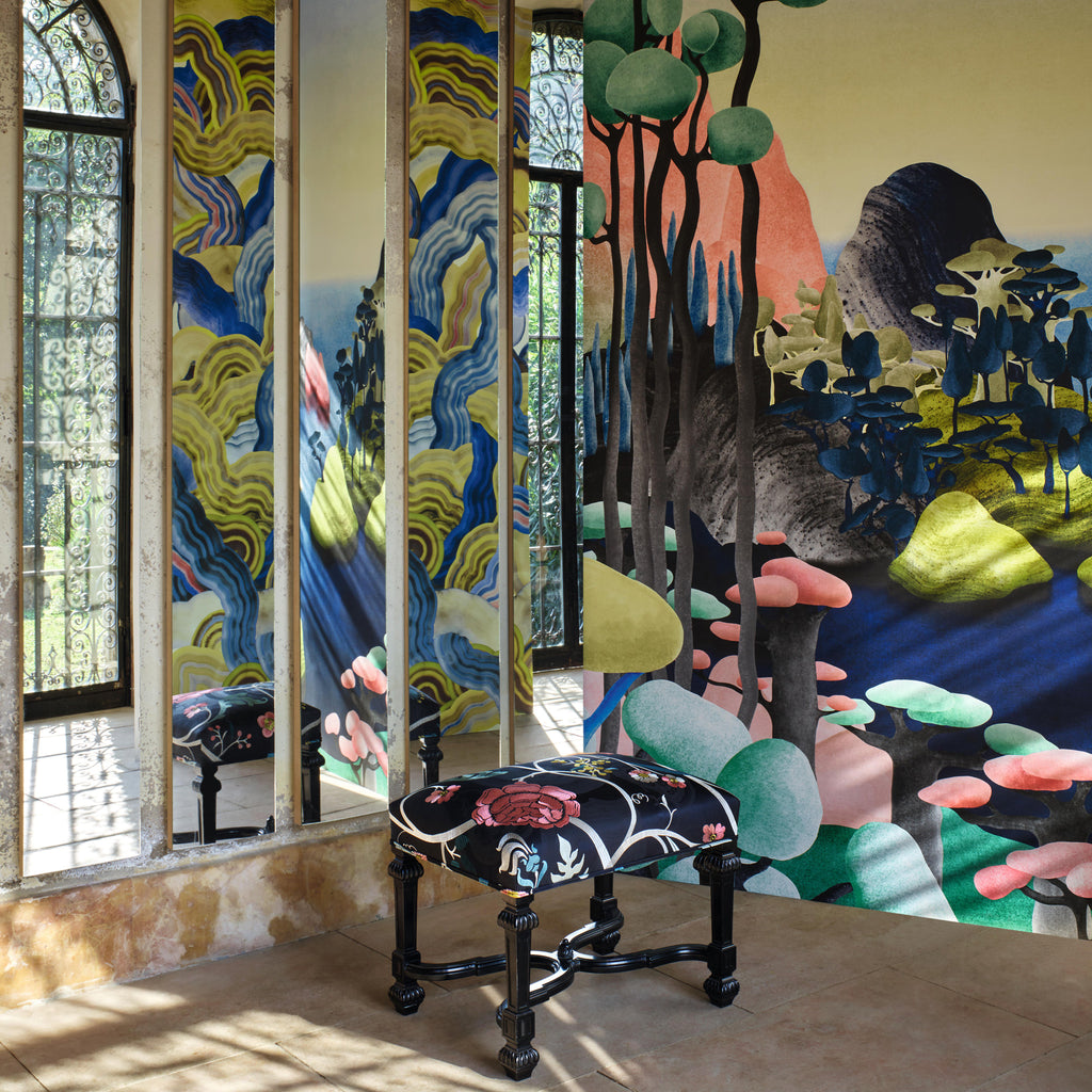 Christian Lacroix 'Its Paradise' Wallpaper Agate (PCL7037/01) Roomset 1 