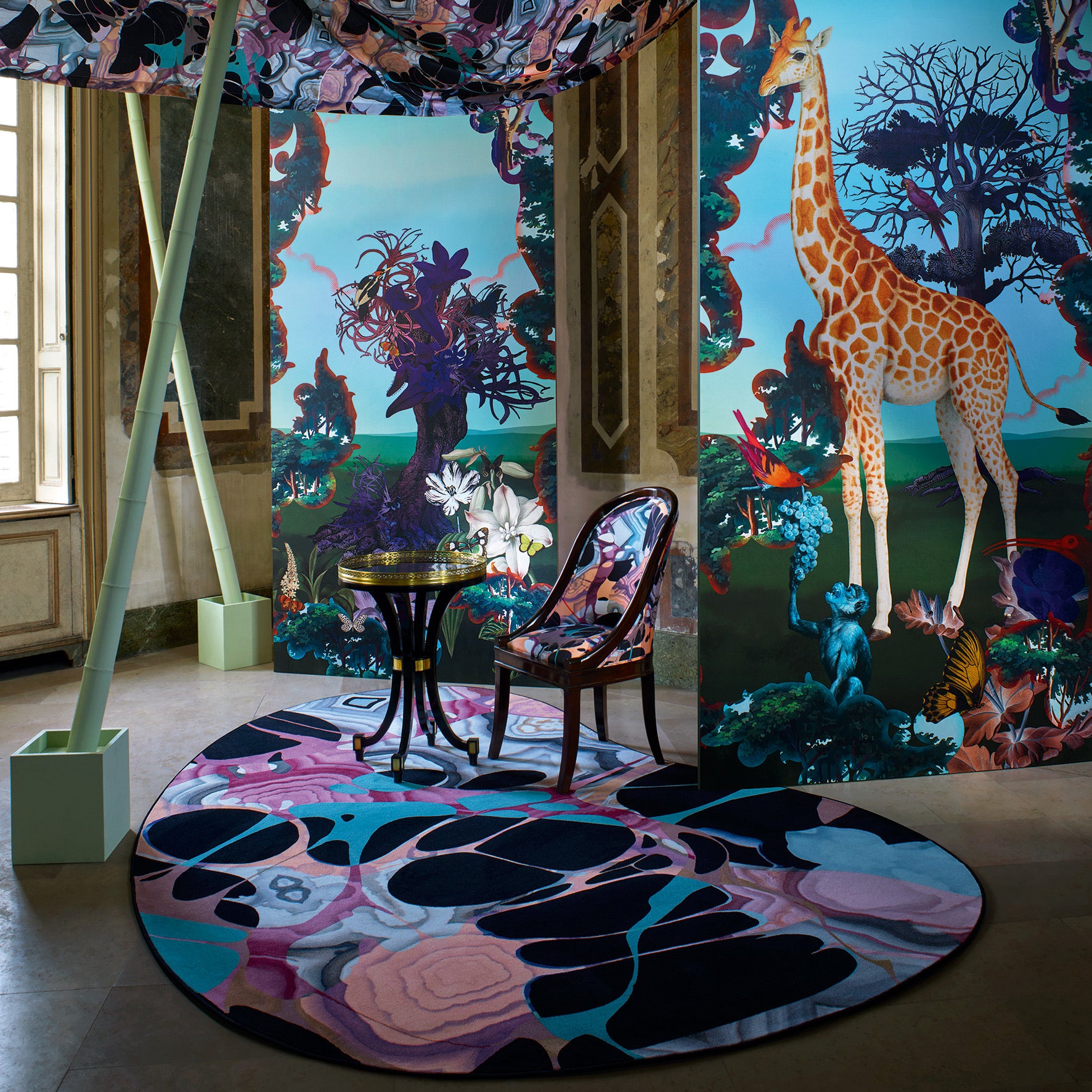 Christian Lacroix 'Kaoscope' Rug Room Scene