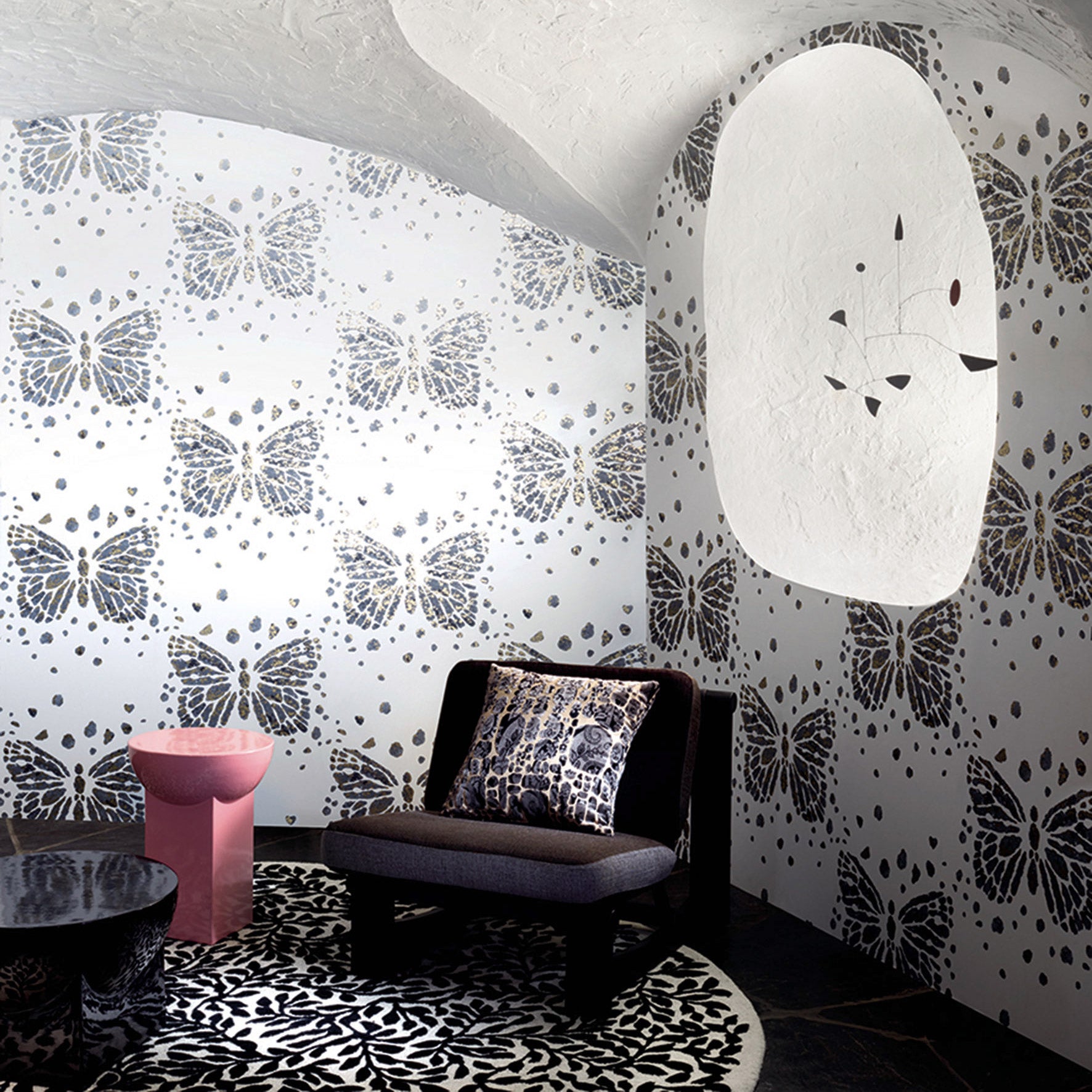 Christian Lacroix 'Les Messagers' Wallpaper Roomset