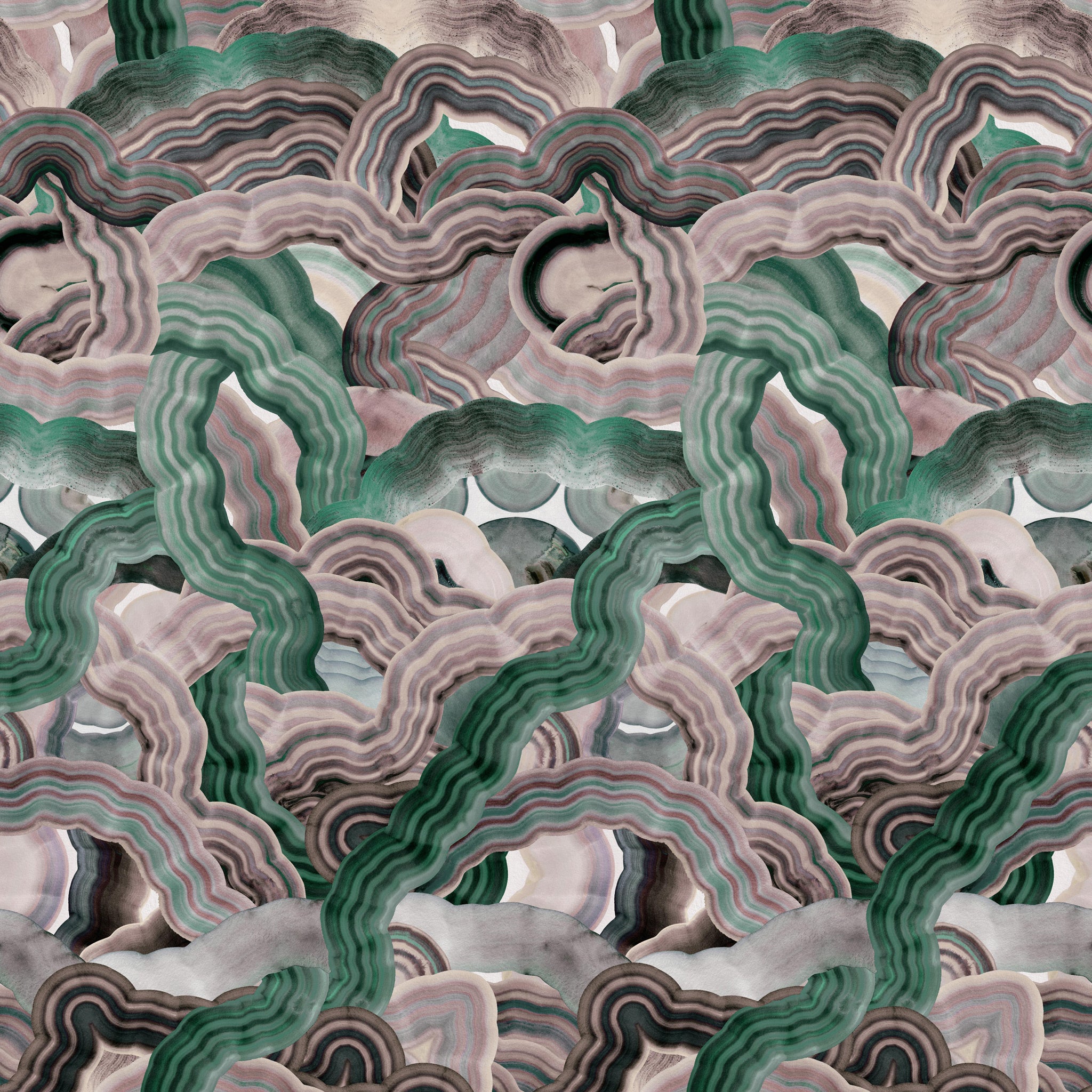 Christian Lacroix 'Mineral Creek' Wallpaper Quartz PCL7038/02