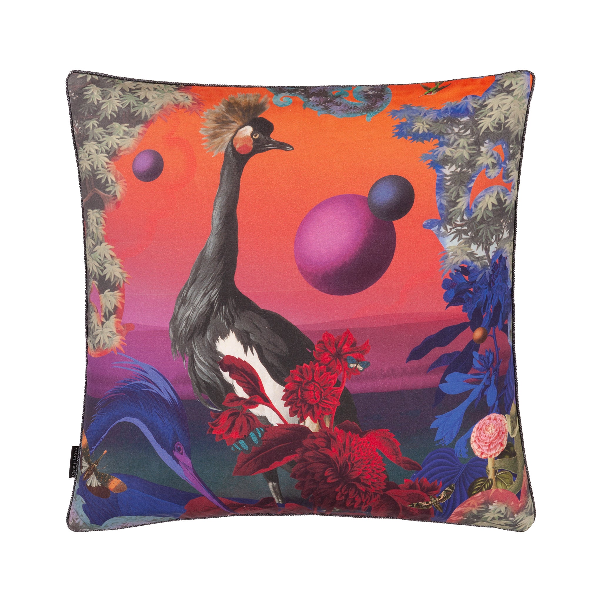 Christian Lacroix 'Novafrica Sunset' Tangerine Cushion