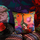 Christian Lacroix 'Novafrica Sunset' Tangerine Cushion Room Scene