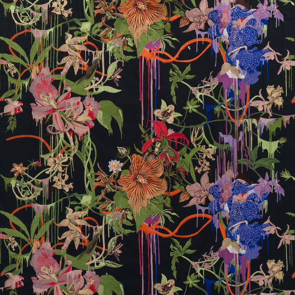 Christian Lacroix 'Orchids Fantasia Craft' Fabric Crepuscule