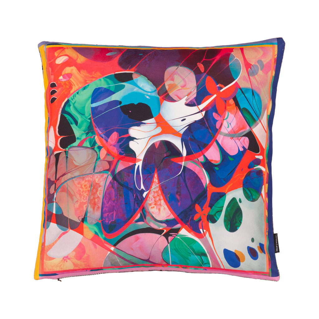 Christian Lacroix 'Pantera' Multicolore Cushion Back