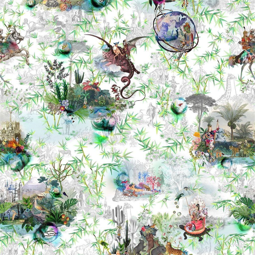 Christian Lacroix Reveries Fabric Vert Buis