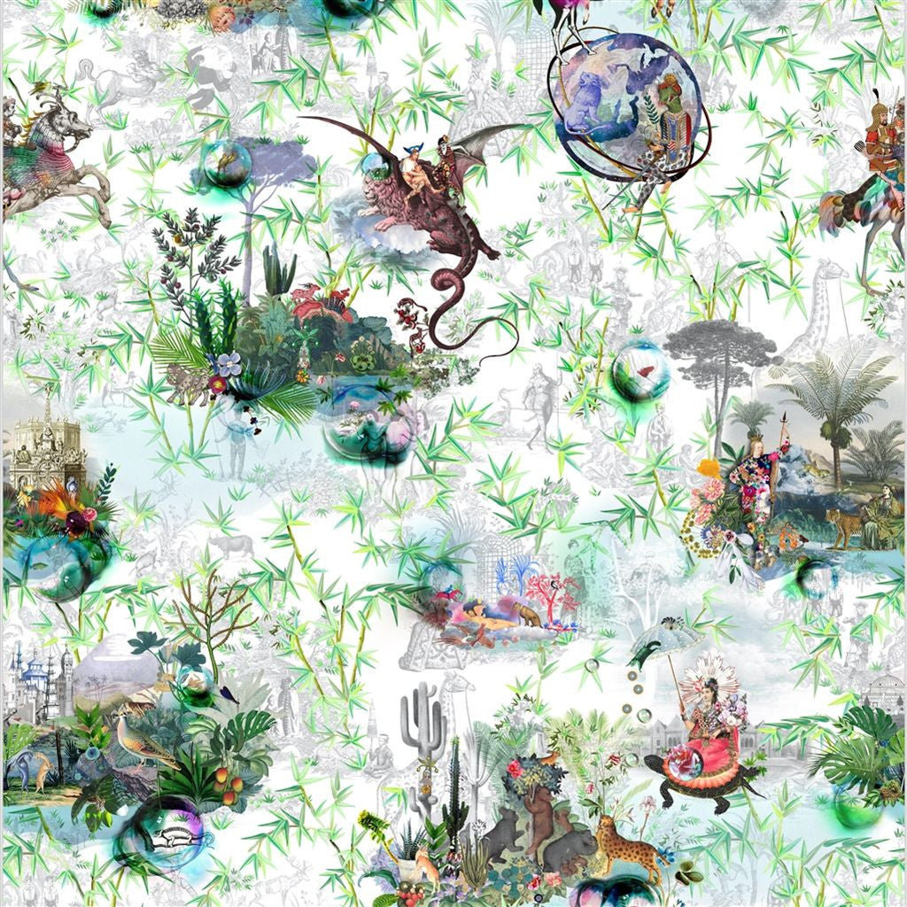 Christian Lacroix Reveries Wallpaper Vert Buis